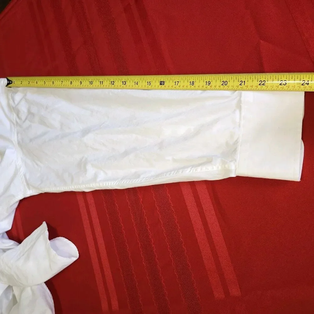 Tommy Hilfiger White Button Shirt Mens XL Vintage 2006 Long Sleeve Cotton Y2K - Picture 12 of 12